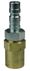 Dixon A2E2, A-Series Pneumatic Reusable Barb Plug, 1/4" Hose ID, 1/2" Hose OD, Steel