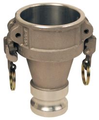 Dixon ADA3040EZ, EZ Boss-Lock™ Cam & Groove Reducing Coupler x Adapter, Type DA, 3" x 4", Aluminum, 100 PSI, Buna-N