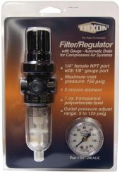 Dixon B07-202AGC, Series 1 Carded Miniature Filter/Regulator, 1/4" Port, 14 SCFM, 150 PSI