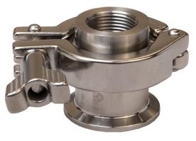 Dixon B45BC-R100150, Air Blow Check Valve Female NPT, 1" to 1-1/2", EPDM Seat, 145 PSI, 316L Stainless Steel