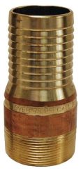 Dixon BST1, King™ Combination Nipple, 1/2" NPT, Brass