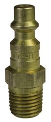 Dixon D2M2-B, DF-Series Pneumatic Male Thread Plug, 1/4" NPTF, Brass