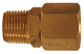 Dixon D344R, In-Line Swivel, 1/4" NPT, Brass