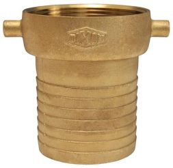 Dixon FBB125, King™ Short Shank Suction Female Coupling, 1-1/4" NPSM Thread, Brass