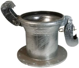 Dixon FC22310, Type A Female with 150# ASA Flange, 10", Galvanized Steel