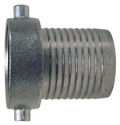 Dixon FCSM125, King™ Short Shank Suction Female Coupling, 1-1/4" NPSM Thread, Plated Steel