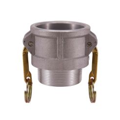 Dixon G100-B-AL, Global Cam & Groove Type B Coupler x Male NPT, 1", Aluminum, 250 PSI, Buna-N