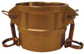 Dixon G100-D-BR, Global Cam & Groove Type D Coupler x Female NPT, 1", Brass, 250 PSI, Buna-N