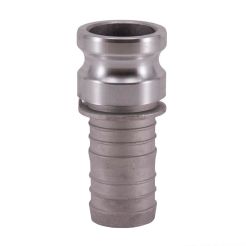 Dixon G100-E-AL, Global Cam & Groove Type E Adapter x Hose Shank, 1", Aluminum, 250 PSI