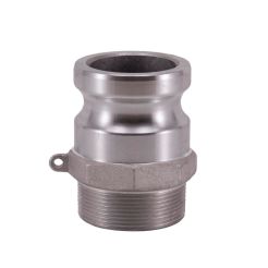 Dixon G100-F-AL, Global Cam & Groove Type F Adapter x Male NPT, 1", Aluminum, 250 PSI