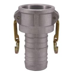 Dixon G150-C-AL, Global Cam & Groove Type C Coupler x Hose Shank, 1-1/2", Aluminum, 250 PSI, Buna-N