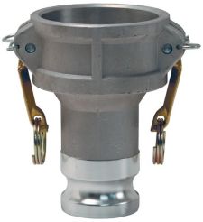 Dixon G2030-DA-AL, Global Cam & Groove Jump Size Type DA Coupler x Adapter, 2" x 3", Aluminum, 125 PSI, Buna-N