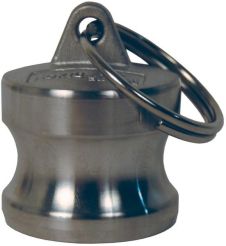 Dixon G250-DP-SS, Global Cam & Groove Type DP Dust Plug, 2-1/2", 316 Stainless Steel