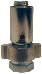 Dixon GF26P1, Boss Holedall™ Fitting, 3/4", 1-10/64"-1-14/64" Hose OD, Iron/Steel