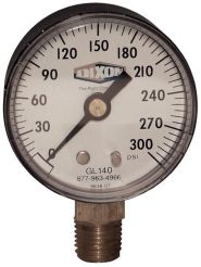 Dixon GL100, ABS Standard Dry Gauge Lower Mount, 2", 1/4" Mount