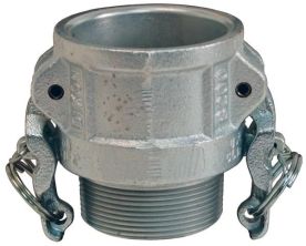 Dixon IB100, Boss-Lock™ Cam & Groove Type B Coupler x Male NPT, 1", Iron, 250 PSI, Buna-N