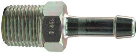 Dixon KHN221, King™ Steel Hex Nipple for 1 Clamp, 1/4" Hose, 1/4" NPT Thread, Plated Steel