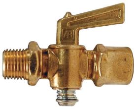 Dixon LDC2, Lever External Drain, 1/4" Female NPT x Male NPT, 30 PSI, Brass