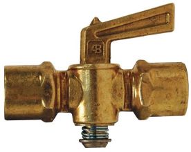 Dixon LDCF2, Lever External Drain, 1/4" Female NPT, 30 PSI, Brass