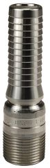 Dixon RST10CS, King Crimp™ Style Combination Nipple Threaded End, 1" Hose ID, 316 Stainless Steel