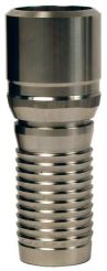 Dixon RSTB10CS, King Crimp™ Style Combination Nipple Beveled End, 1" Hose ID, 316 Stainless Steel