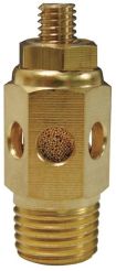 Dixon SCM18, Speed Control Muffler, 1/8" NPT, 20 SCFM, 300 PSI, Brass