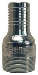 Dixon STC0510, Jump Size King™ Combination Nipple, 3/4" Hose Shank, 1" NPT Thread, Plated Steel