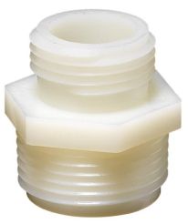 Dixon TA773, Tuff-Lite™ Male GHT x Male NPT Adapter, 3/8" Male Thread, Nylon