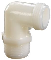 Dixon TLT73, Tuff-Lite™ GHT x Male NPT Elbow, 3/8" Male Thread, Nylon