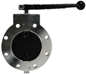 Dixon WD301ALVB, Betts Wet-R-Dri™ TTMA Flanged Butterfly Valve, 3", 75 PSI, Aluminum