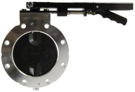 Dixon WD304ALVB, Betts Wet-R-Dri™ TTMA Flanged Butterfly Valve, 3", 75 PSI, Aluminum