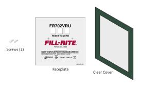 Fill-Rite KIT702VRUFP Faceplate Kit