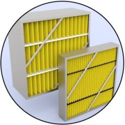 Glasfloss ZPS1224495BO 12x24x4 Z-Pak HC High Capacity Dual-Ply Rigid Air Filter MERV 14 - Box Style