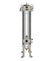 Global GTCH321F2415EP, Multi-Cartridge Liquid Filter Vessel, 304SS, 1" RF Flange, Electropolished