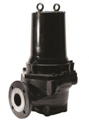 Goulds 3GV8213CD, Vortex Wastewater Pump, 3" FLANGE Discharge, 8.2 HP, 3 Phase, 230V, 3450 RPM, 20.6 Amps, 2-1/2" Max Solids, 5.12" Impeller, Cast Iron, GV Plus Series