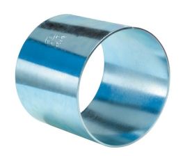 Kuriyama CRS-CS25300, Kuri-Krimp Sleeve, Plated Steel, 2-1/2" Hose ID, 3.00" Sleeve ID, 0.059" Wall, 3.11" Length