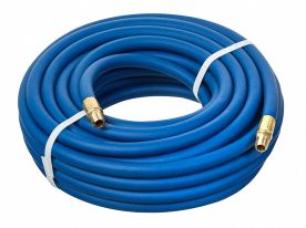 Kuri Tec HS1176-04X100, 1/4 in. ID x 100 ft, Blue PVC Pneumatic Air Tool Hose Assembly