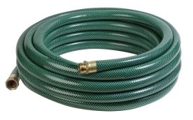 Kuri Tec HS1317-16X100, 1 in. ID x 100 ft, Green Green PVC Water Hose Assembly