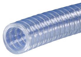 Kuri Tec K7160-04X100, 1/4 in. ID, Clear PVC Food & Beverage Vacuum Hose