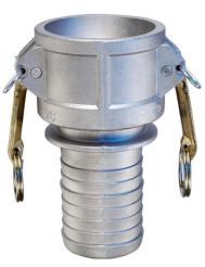 Kuriyama AL-C075, Part C Female Coupler x Hose Shank, 3/4", Aluminum