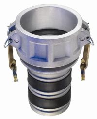 Kuriyama AL-CLF300, Part C Female Coupler x Hose Shank, 3", Aluminum