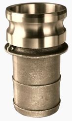 Kuriyama BR-E050, Part E Male Adapter x Hose Shank, 1/2" x 1/2", Brass