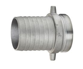 Kuriyama FHNST-M150, Hose Shank Male End, 1-1/2" NST, Aluminum, 75 PSI, 150-Carton