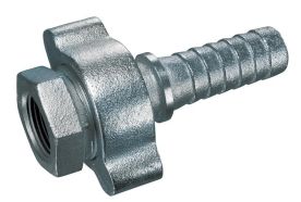 Kuriyama GJ-050, Hose Stem with Wing Nut and Female NPT Spud, 1/2", 250 PSI (Steam), 600 PSI (Air), 50-Carton