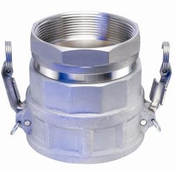 Kuriyama KAS-C401, Female Coupler x 304SS Female NPT Swivel, 4", Aluminum