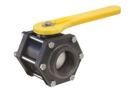 Kuriyama PPBV200, Ball Valve, 6-Bolt Design, 2", Polypropylene, 150 PSI, 8-Carton