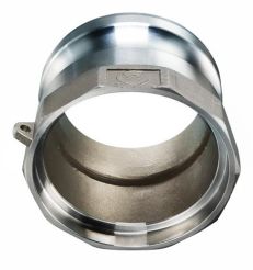 Kuriyama SW-SSA400, Part A Male Adapter, 4", 316 Stainless Steel