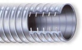 Novaflex 140WL-01500-00-600, 1-1/2 in. ID, Corrugated PVC Sanitation Hose