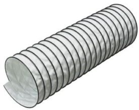 Novaflex 3UL120003 3" U-Lok 1200 White Acrylic/Polyester Ducting