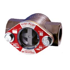 OPW 1420-0025, VISI-FLO Sight Flow Indicator, 1400 Series, 1/4" FNPT, Carbon Steel, 200 PSIG, Neoprene